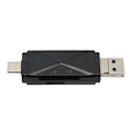 Miniatyrbillede 4 af 8: USB C USB2.0 MICRO USB-lagerkortlæser med 3 stik 104MBps 3 i 1 USB-lagerkortlæser til bærbar computer mobiltelefon