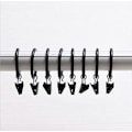 Miniatyrbillede 5 af 5: 30 stk. 35 mm Diameter Multipurpose Gardiner Clips Gardiner Stang Gardiner Ringe med Clips, Sort