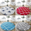Miniatyrbilde 2 av 5: Myk og fluffy rund teppe for stue/soverom - 40 cm i diameter