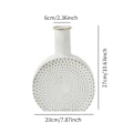 Miniatyrbillede 2 af 5: Metal Blomstervase Blomsterpotte Dekorativ Vase til Stue Soveværelse Entré 20 x 27cm 7.87 x 10.63in 20x27cm 7.87x10.63in