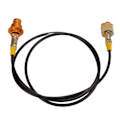 Miniatyrbillede 8 af 8: CO2-tankadapterslange 60 tommer messing ABS sodavandsmaskine Quick Connection Adapterslange med Quick Disconnect