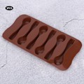 Miniatyrbillede 5 af 8: 3 stk DIY Non&#8209;Stick Silikoneske&#8209;formet kage Chokolade Bageform Køkkenredskaber