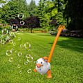 Miniatyrbild 7 av 8: Bubbelgräsklippare för barn Hand Push Bubble Machine Utomhus Push Bubble Toys Födelsedagspresenter för flickor och pojkar