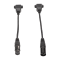 Pikkukuva 6 / 8: 2 kpl XLR3–RJ45-kaapeli 3-pin Plug and Play -naaras XLR-verkkojohto LED-nauhatallennusstudioon
