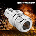 Miniatyrbild 7 av 8: 2st Typ N hona till BNC hona RF-kontakt Koaxialadapter Testomvandlare