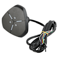 Miniatyrbillede 5 af 8: PC Power-knap Dual Power Switch Robust Meget holdbar ABS Desktop Computer Switch til stationær computer