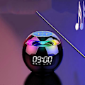 Miniatyrbild 3 av 5: Mini Bluetooth Högtalare Musikspelare LED Display Klocka Väckarklocka Juni 6.15