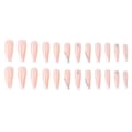 Miniatyrbilde 1 av 3: Gradient Fuchsia Trykte Kunstige Negl - 24 Sett, Kort Manikyr for Jenter, Neglekunstdekorasjon