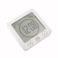 Miniatyrbild 3 av 5: Badrumsklocka, Vattentät Touchkontroll Duschklocka, LCD Digital Alarm, Hygrometer Termometer, Nedräkningstimer, Batteridriven, för Kök Smink