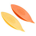 Miniatyrbillede 7 af 8: 2 stk. Tatting-skytteler i plast - Tatting-skytteler til håndarbejde, strikning (orange, gul)