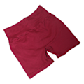 Miniatyrbild 6 av 8: Kvinnor Yoga Shorts Vinröd Hög midja Elastisk Andas Snabbtork Rumplyft Träning Tighta shorts