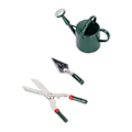 Miniatyrbillede 8 af 8: Dukkehus Have Værktøj 1:12 Vandkande Spade Saks Holdbar Legering Miniature Havearbejde Værktøjer til Dukkehus Grøn