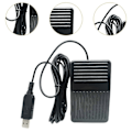 Miniatyrbillede 3 af 5: USB Fodkontakt Opgraderet Tastatur PC Spil Fodpedal til Spil Video Computer--