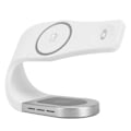Miniatyrbilde 3 av 8: Y35 Trådløs Lader Stativ 15W Hurtig Trådløs Ladestasjon Støtte Mobiltelefon Headset Klokke