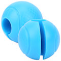 Miniatyrbillede 4 af 8: 2 stk. Barbell Grips Runde Tykke Silikone Håndvægt Adapter Kugler Barbell Grip Hånd Wrap KugleBlå