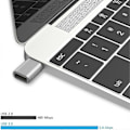 Pikkukuva 3 / 5: Agrent USB C - USB -sovitin (2 kpl), USB-C - USB 3.0 -sovitin, USB Type-C - USB -sovitin, Thunderbolt 3 - USB -naaras OTG -sovitin MacBook Prolle, Ai