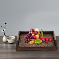 Miniatyrbilde 6 av 8: Multifunksjonell serveringsbrett for tesett, frukt, godteri, mat, hjem, hotell