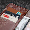 Miniatyrbillede 5 af 5: Til Samsung Galaxy A15 5G Etui Crazy Horse Tekstur Læder Wallet Cover-B6 Sort