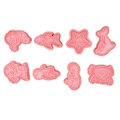 Miniatyrbillede 4 af 8: Plastik Cookie Cutters Havdyr Mønster 3D Tegneserie Bage Pressbar Form til Køkken Bagværk