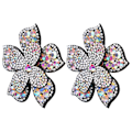 Miniatyrbilde 2 av 8: 2 stk Crystal Diamond Patches Applikasjoner Klistremerker Blomster Klær Sko Dekorasjon DIY AccessoryAB Farge
