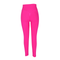 Miniatyrbilde 8 av 8: Kvinner Magekontroll trening Leggings Høy midje rumpeløftende Yogabukser Rose Red L