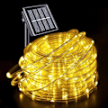 Miniatyrbilde 1 av 5: LED Solcelle Lyslenke for Hage Juledekorasjon Eventyrlys Utendørs Bryllupsfest Lampe IP65 Vanntett ABS FargetLys 32M300LEDS