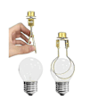 Miniatyrbillede 5 af 5: Lampeskærm Harpeholder Adapter Kit Inkluderer Finial og Lampeskærms Nivelleringsfødder til at Holde Lampeskærmen Fast
