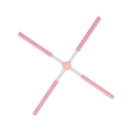 Miniatyrbild 8 av 8: Yogapinnar Stretching Tool Puckelback Corrector Sticks Infällbar rygghållningskorrigeringsstav för vuxet barn Rosa