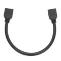 Miniatyrbillede 2 af 8: DP hun til hun forlængerkabel høj opløsning 4Kx2K guldbelagt 30 cm længde 2 porte DP forlænger adapter kabel