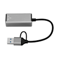 Miniatyrbild 8 av 8: Typ C till Ethernet-adapter USB A till RJ45 nätverksadapter för bärbara datorer Mobiltelefoner Tabletter