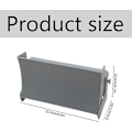 Miniatyrbillede 3 af 4: Foldbare Væg Sko Hylder - Foldbar Væg Sko Opbevaring til Væghylde, Ingen Boring, Entré og Gang Hænger, Spar Plads, Grå, 1 Styk