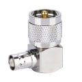 Miniatyrbillede 4 af 8: 1 STK UHF PL-259 han til BNC hun retvinklet adapter RF koaksial adapter stik
