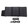 Miniatyrbild 1 av 8: Hopfällbar solpanel bärbar hopfällbar dubbel USB-utgång solladdare väska för bärbara datorer bilbatterier 21W