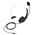 Pikkukuva 1 / 8: Melua vaimentava Call Center Headset Mukava puhelinkuuloke - 3,5 mm:n pistoke