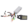 Miniatyrbillede 4 af 8: Motor Brushless Controller med S866 LCD Display Panel Kit til Elcykel Scooter 36V 48V 500W 28A