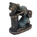 Miniatyrbilde 4 av 8: Jente gutt drikker vann statue hageskulptur harpiks gårdsplass ornament for innendørs utendørs dekorasjon