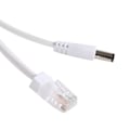 Miniatyrbillede 8 af 8: 24V vandtæt IP-kamera Power Over Ethernet Adapter POE Kabel Splitter Injector White