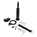 Miniatyrbilde 5 av 8: Vekt kabel trinse system DIY hjemme kabel trinse vedlegg for treningsstudio pull down biceps curl tricep arm treningsøkter