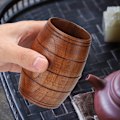 Miniatyrbillede 5 af 8: Husholdning Naturlig Klassisk Træ Vand Kop Øl Kaffe Mælk Te Kop