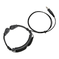 Miniatyrbild 6 av 8: U94 PTT-headset-system 7,1 mm plugg teleskopisk 2-vägs radiohörlur med adapter för PD‑780 PD‑785 PD‑788 PD‑780G PD‑785G