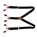 Miniatyrbild 3 av 8: Herr Suspender Stark Fixering Justerbar Vacker Praktisk Fashionable Metallklämma Bred Suspender för Formell Fest