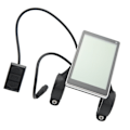 Miniatyrbillede 3 af 8: Elektrisk cykel M5 LCD-skærm Vandtæt stikpanel Elektrisk scooter Displaypanel skærm