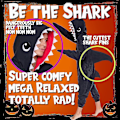 Miniatyrbillede 3 af 5: Funziez Voksendyr og Havdyr Plys Cosplay Dragt - Perfekt til Halloween! X-Large Grå Haj