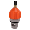 Miniatyrbillede 1 af 8: Ventiladapter Højtryksmodstand Letvægts Holdbar Praktisk Konvertering Luftpumpe AdapterOrange