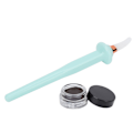 Miniatyrbillede 3 af 8: 3 stk Silikone Eyeliner Applikatorværktøj Professionelt Vandtæt Langtidsholdbar Eyeliner Guide Wand Set Cyan