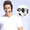 Miniatyrbild 6 av 8: U94 HD01 PTT Headset Military Earphone Mic Fit för Baofeng UV-5R BF F8HP BF V6 Two Way Radio