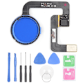 Miniatyrbillede 1 af 8: Fingeraftrykssensor Hjem Tilbage Knap Forbindelse Flex Kabel Kompatibel til Pixel/Pixel XlBlå
