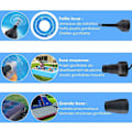 Miniatyrbillede 3 af 5: Elektrisk Luftpumpe Deflator 2 i 1, Inflator med 3 Dyser, Paddle Pumpe AC 220V-240V/12V Elektrisk Paddle Pool, Paddle Pumper Luftmadras Pumpe
