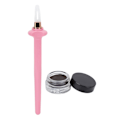 Pikkukuva 8 / 8: 3 kpl Silikoni Eyeliner Applicator Tool Professional Vedenpitävä Pitkäkestoinen Eyeliner Guide Wand Set Pinkki