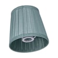 Miniatyrbillede 6 af 8: E14 stof lampeskærm blød klips på grøn stof lampe dæksel til hoteller haller soveværelser